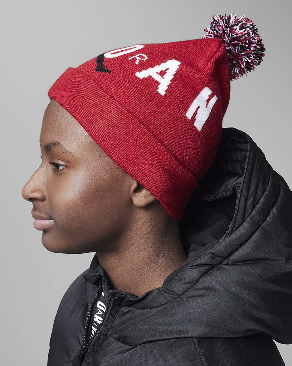 Jordan Pom Beanie Set Big Kids 2 Piece Set